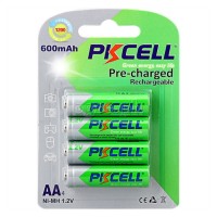 AA600 Pre-Charged 1.2V AA 600mAh Ni-MH Rechargeable Battery 2-Pack / 4-Pack