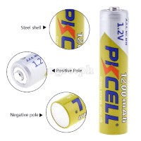 AAA1200 Rechargeable 1.2V AAA 1200mAh Ni-MH Battery 2-pack / 4-Pack