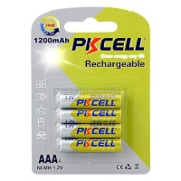 AAA1200 Rechargeable 1.2V AAA 1200mAh Ni-MH Battery 2-pack / 4-Pack