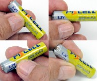 AAA600-Y Rechargeable 1.2V AAA 600mAh Ni-MH Battery 2-pack / 4-Pack