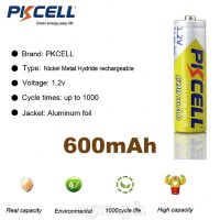 AAA600-Y Rechargeable 1.2V AAA 600mAh Ni-MH Battery 2-pack / 4-Pack