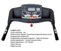 T-2000E Foldable Motorized Treadmill