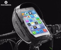 010-4BK Waterproof Bike Handlebar Bag with 6.0 Inch TouchScreen Phone Case