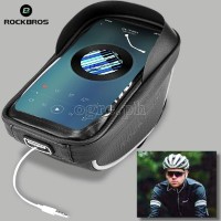 010-4BK Waterproof Bike Handlebar Bag with 6.0 Inch TouchScreen Phone Case