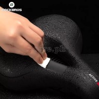 AQ-6090 Wide Rainproof Bike Saddle with High Density Memory Foam and Reflector Band