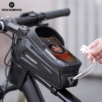 B68 Hard Shell Bike Frame Bag with 7.0 Inch TouchScreen Phone Case