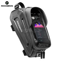 B68 Hard Shell Bike Frame Bag with 7.0 Inch TouchScreen Phone Case