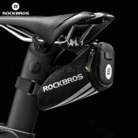 C28BK Mini Bike Saddle Bag with Quick-Release Buckle Mount