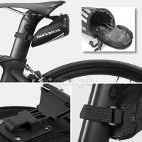 C28BK Mini Bike Saddle Bag with Quick-Release Buckle Mount