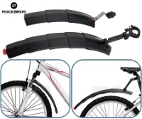 DNB-1001 Universal Front and Rear Retractable Mudguard Set with LED Tail Light