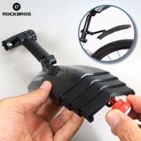 DNB-1001 Universal Front and Rear Retractable Mudguard Set with LED Tail Light