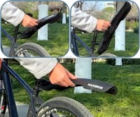 DNB-8001 Universal Front and Rear MTB Mudguard Set with LED Tail Light