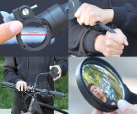 FK-419 360° Adjustable Acrylic Rearview Bike Mirror (Price is for one piece only)