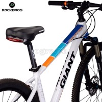 FU-5700L Rainproof Bike Saddle with High Density Memory Foam and Built-In Tail Light