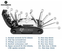 GJ1601 16 in 1 Multifunction Folding Tools Set