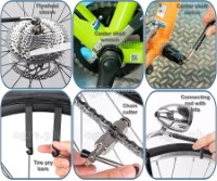 KT-810 Professional 44-pcs Bike Repair Tools Set with Hardshell Storage Case