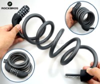 L50115 5-Digit Code Type Anti-Theft Cable Lock 1.5m with Mounting Bracket