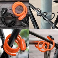 RKS515 Key Type Anti-Theft Cable Lock 1.1m with Mounting Bracket