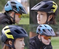 TS-39 Lightweight Cycling Helmet with Extra Long Removable Brim