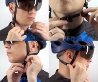 TT-16 Cycling Helmet with Removable Brim and Polarized Goggles