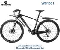 WS1001 Universal Front and Rear MTB Mudguard Set