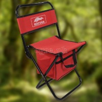 L162 Folding Mini Chair with Backrest and Zippered Compartment For Kids (29x33x59cm)
