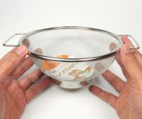 51605 Small Stainless Steel Mesh Colander with Handles 17.5cm (6.9”)