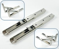 FSB-01SS Premium Quality 90° Folding Shelf Brackets 1 Pair Heavy Load Bearing (8”~14” 304 Stainless Steel)