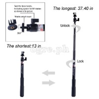 Q3 Telescoping Pole with Mini Folding Tripod