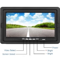 TFT-070 7” TFT LCD Backlit Monitor 800x480