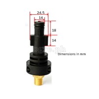 PWF-02 Professional Snow Foam Lance Kit for Kawasaki/Fujihama (Brass Body / Polymer Adapter)