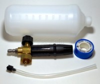 PWF-09 Professional Snow Foam Lance Kit with Quick-Connect Plug (Brass Body / Stainles Steel Connector)