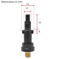 PWFP-08 Snow Foam Lance Kit for Nilfisk-Kew-Alto (Polymer Body / Polymer Adapter)