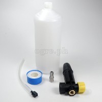 PWFP-09 Snow Foam Lance Kit with Quick-Connect Plug (Polymer Body / Stainless Steel Adapter)