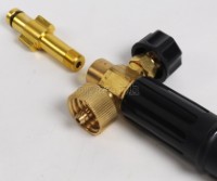 PWLA-02A Wash Gun / Foam Lance Aluminum Adapter for Kawasaki / Fujihama Pressure Washers