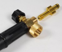 PWLA-02A Wash Gun / Foam Lance Aluminum Adapter for Kawasaki / Fujihama Pressure Washers