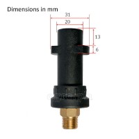 PWLA-04 Wash Gun / Foam Lance Polymer Adapter for Karcher K2~K7 Series Pressure Washers