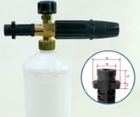 PWLA-04P Wash Gun / Foam Lance All Polymer Adapter for Karcher K2~K7 Pressure Washers