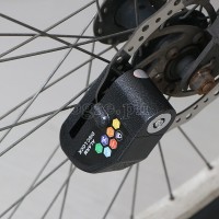 LK603 Bicycle / Motorcycle Disc Brake Weatherproof Security Lock with Alarm