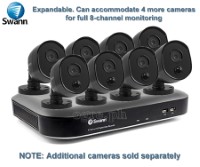 SWDVK-855804 4-Camera 8-Channel 4K Ultra HD DVR Security System with 2Tb DVR (Refurbished Australian Surplus)