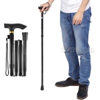 PY-GZ017 Foldable Aluminum Walking Cane