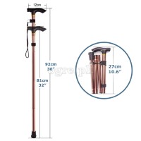 PY-GZ017 Foldable Aluminum Walking Cane