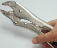 10049 Industrial Locking Pliers Curved Jaws 250mm (10”)