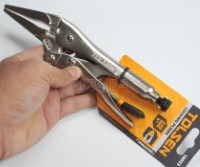 10053 Industrial Locking Pliers Long Nose 230mm (9”)