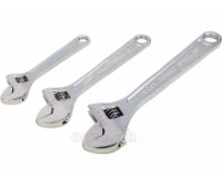 15007 3pcs Adjustable Wrenches Set (6”, 8”, 10”)