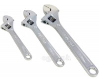 15007 3pcs Adjustable Wrenches Set (6”, 8”, 10”)