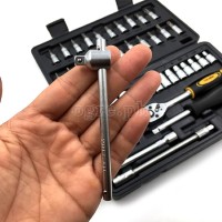 15138 46pcs 1/4″ Drive Bits and Sockets Set
