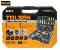 15145 94pcs ¼” & ½” Drive Industrial Sockets and Bits Set
