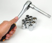 15152 12pcs 1/2″ Ratchet Handle With Sockets Set