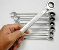 15229 7pcs Fixed Head Combination Ratchet Spanner Set